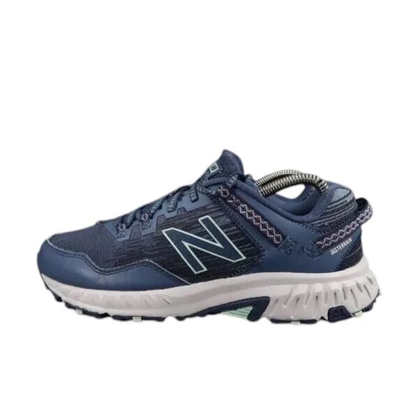 New Balance Shoe Women 7.5 Athletic Trail Running Sneaker All Terrain 410v6 Blue - Picture 8 of 15
